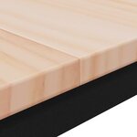 vidaXL Table de bar Naturel 110 x 55 x 105 cm Bois de pin massif