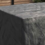 vidaXL Housse pour meubles Uni Noir 300 x 110 x 70 cm 210D