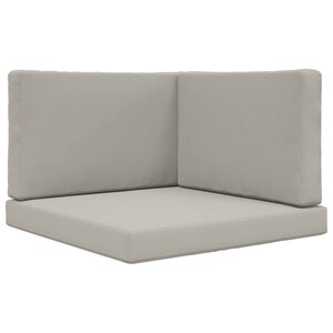 vidaXL Coussin de canapé d'extérieur Polyester Gris 80 x 80 cm