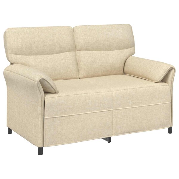 vidaXL Canapé 100 polyester cadre en métal MDF Contreplaqué