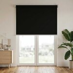 vidaXL Store enrouleur Protection UV Noir 80 x 230 cm Polyester