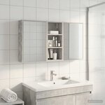 vidaXL Ensemble de Meubles de Salle de Bain 3 Pièces 116 x 16 x 62 5 cm