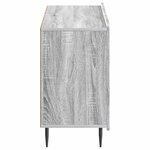 vidaXL Buffet Sonoma gris 89 x 34 5 x 62 cm Bois d'ingénierie