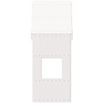 vidaXL Toit de lit pour enfants blanc 55x84x132 cm bois de pin massif