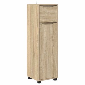 vidaXL Cabinet de salle de bain Chêne Sonoma 30 5 x 30 x 101 cm
