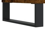 vidaXL Meuble TV chêne fumé 69 5x30x50 cm bois d'ingénierie