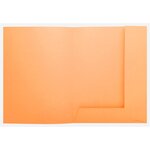 Paquet De 50 Chemises 2 Rabats Super 210 - 24x32cm - Orange - X 5 - Exacompta