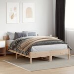 vidaXL Cadre de lit sans matelas 120x200 cm bois de pin massif