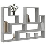 vidaXL Étagère murale sonoma gris 96x12x64 cm bois d'ingénierie