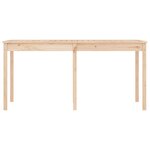 vidaXL Table de jardin 159 5x82 5x76 cm bois massif de pin