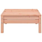 vidaXL Canapé de jardin avec coussins et repose-pied 2 places