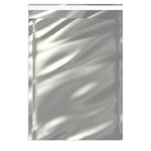 Lot de 20 sachet alu métallisé brillant argenté 324 x 229 mm