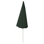 vidaXL Parasol de plage Vert 300 cm