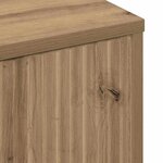 vidaXL Table basse chêne artisanal 90 x 49 x 46 cm Bois d'ingénierie