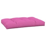 vidaXL Coussin de palette Rose 120x80x12 cm tissu