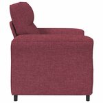 vidaXL Canapé 100  polyester  cadre en métal  MDF  Contreplaqué