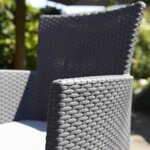 Keter Chaise à manger de jardin Iowa graphite 215526