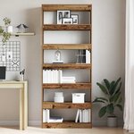 vidaXL Bibliothèque Bois ancien 80 x 30 x 198 cm Bois d'ingénierie