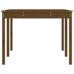 vidaXL Table de jardin marron miel 203 5x100x76 cm bois massif de pin