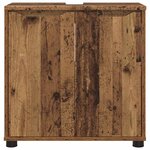 vidaXL Armoire de lavabo de salle de bain Bois Ancien 60 x 30 x 60 cm