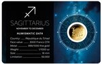 Pièce de monnaie en Or 3000 Francs g 0.031 (1/1000 oz) Millésime Zodiac Signs SAGITTARIUS 1/1000