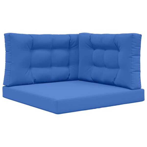 vidaXL Coussin de canapé d'extérieur 3 Pièces Turquoise Polyester