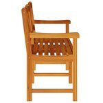 vidaXL Banc de jardin Marron 150 x 56 x 90 cm Bois d'acacia massif