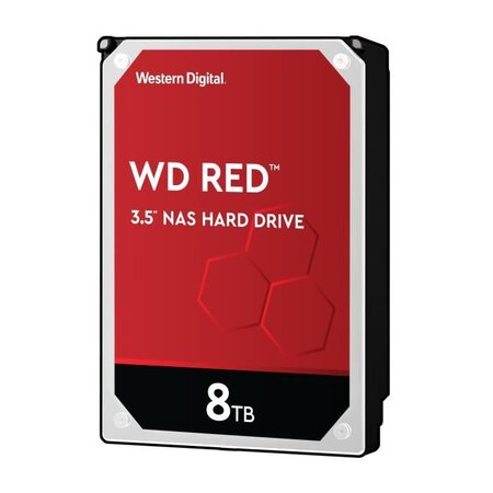 WD Red™ - Disque dur Interne NAS - 8To - 5 400 tr/min - 3.5 (WD80EFAX)