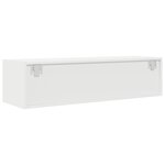 vidaXL Meuble TV blanc 100x31x25 5 cm bois d'ingénierie