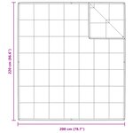 vidaXL Couettes et duvets Blanc 200 x 220 cm Bas