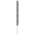 vidaXL Tête de lit avec tête de lit Gris clair 200 cm Cuir synthétique