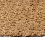 Vidaxl tapis rectangulaire naturel 80x160 cm jute