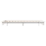 vidaXL Cadre de lit sans matelas blanc 90x190 cm bois de pin massif
