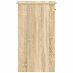 vidaXL Support de tour d'ordinateur et tiroir chêne sonoma 35x45x77 cm