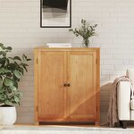 vidaXL Armoire avec stockage avec porte Marron Bois d'ingénierie