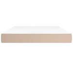 vidaXL Matelas de lit à ressorts ensachés fermeté moyenne Cappuccino 140x200x20 cm