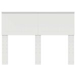 vidaXL Tête de lit Blanc 135 cm Bois d'ingénierie