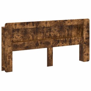 vidaXL Cabinet de Tête de Lit Chêne fumé Bois d’ingénierie