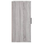 vidaXL Buffet Sonoma gris 40x33x70 cm Bois d'ingénierie
