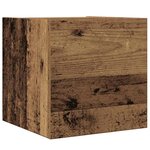 vidaXL Ensemble de meuble TV mural 9 Pièces vieux bois bois d'ingénierie