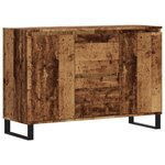 vidaXL Buffet vieux bois 101 5x35x70 cm bois d’ingénierie
