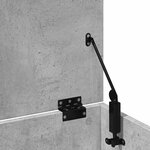 vidaXL Boîte de rangement gris béton 102x35x35 cm bois d'ingénierie