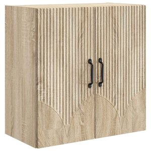vidaXL Armoire Murale 59 x 31 x 60 cm Bois d'ingénierie Chêne Sonoma