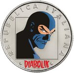 Pièce de monnaie 5 euro Italie 2023 BU – Diabolik