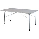 Eurotrail table de camping cadiz l gris