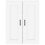 vidaXL Armoire murale suspendue Blanc brillant 69 5x32 5x90 cm