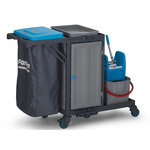 Chariot de ménage professionnel procart 317 - combisteel -  -  1380x620x1080mm