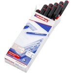 Feutre Permanent 141F Rouge Pointe Fine 0 6 mm x 10 EDDING