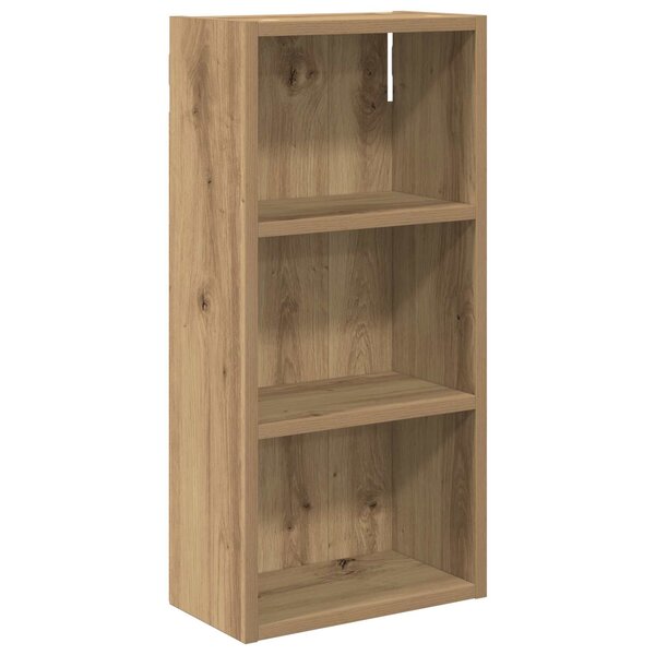 vidaXL Armoire murale de salle de bain Chêne artisan 30 x 16 x 62 5 cm