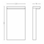Philips mygarden borne lumineuse led bustan 2x4 5 w anthracite 1648593p0
